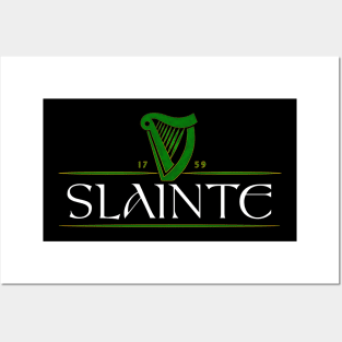 Slainte Happy St Patrik's Day Posters and Art